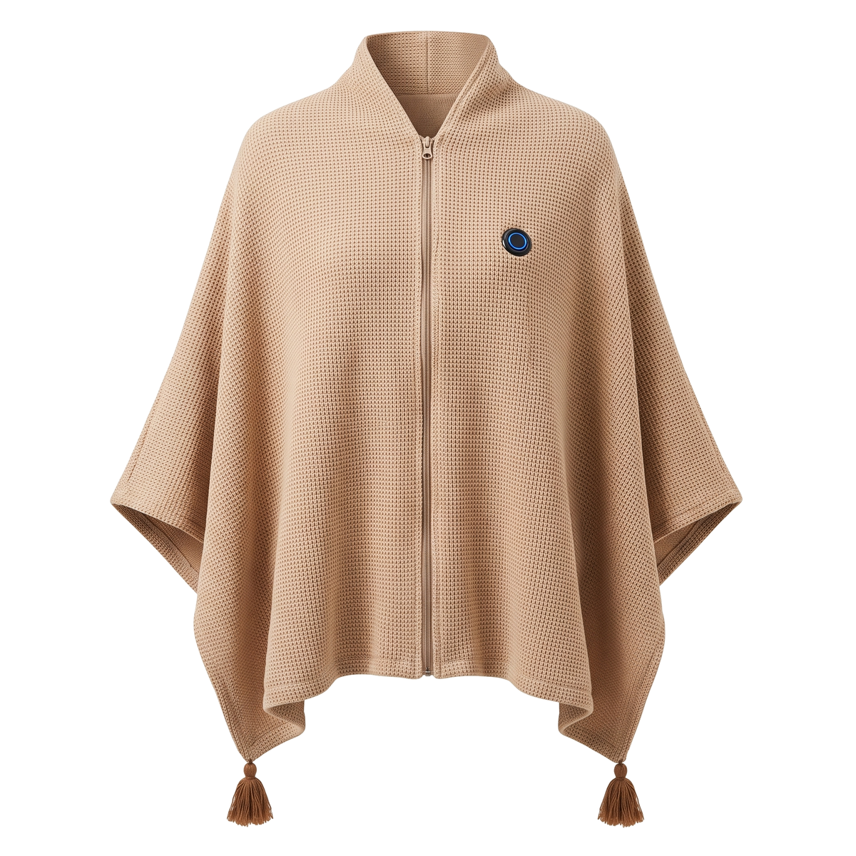 Poncho-manta calefactable con 3 niveles de calor